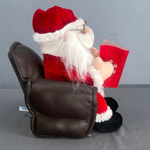 Kid of America Animated Santa Reads Night Before Christmas Y2K Kitschy Whimsical - Picture 5 of 16